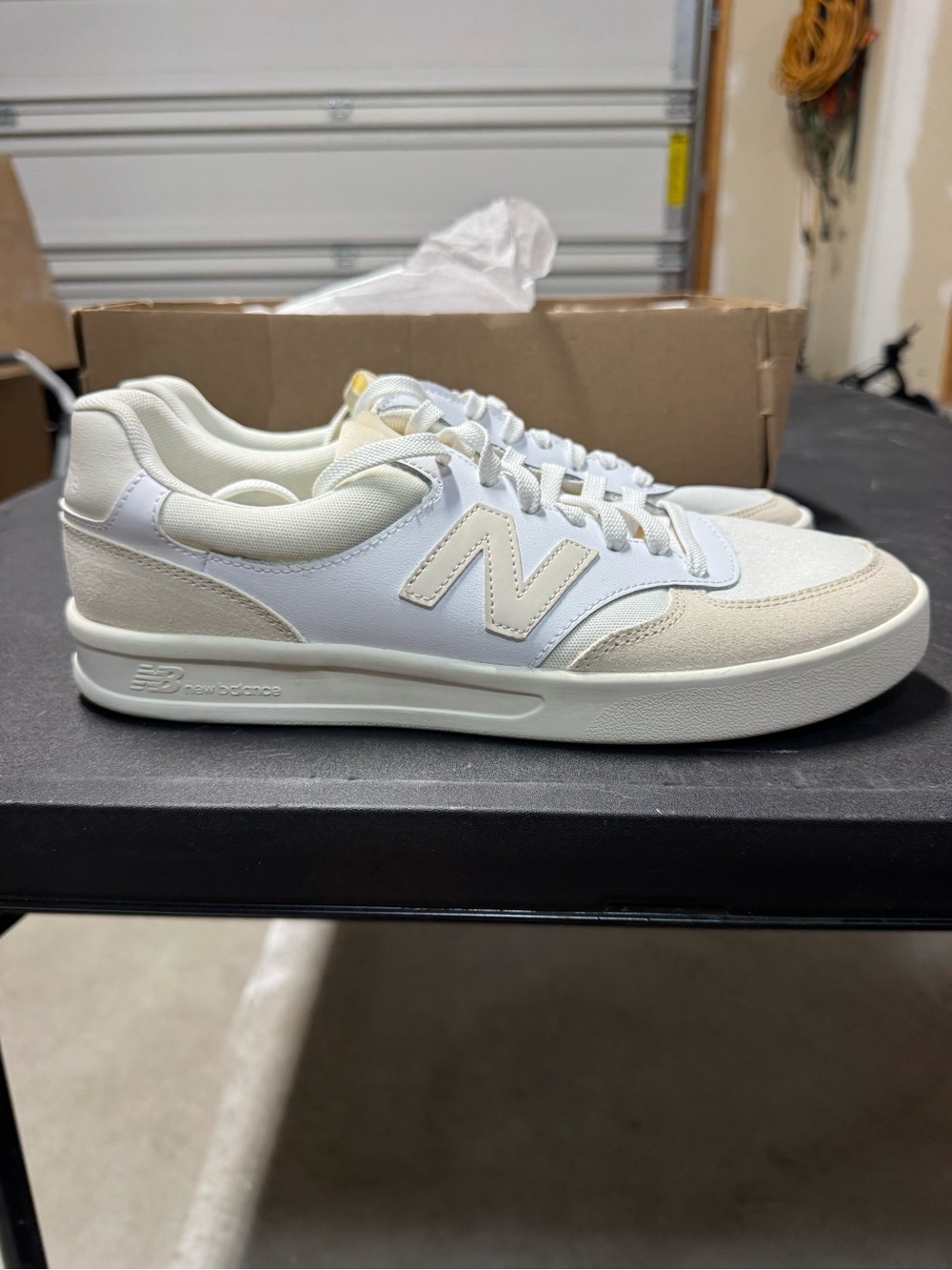 New Balance CT300 V3 Court Sneaker Color White/Taupe Mens size 9.5 New - Picture 5 of 7